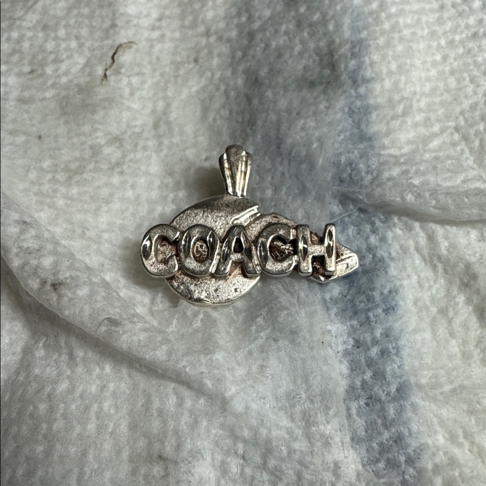Silver Coach Pendant